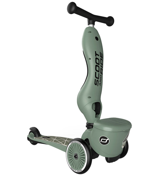 Scoot and Ride Highwaykick 1 Lifestyle - Green Lijnen - Scoot and Ride - OneSize - Steps