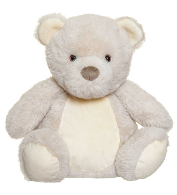 Teddykompaniet Knuffel - Lichtgevend Beer - 23 cm - Grijs - Teddykompaniet - OneSize - Knuffels