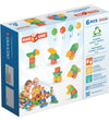 Geomag Magneetset - Magicube 3 Shapes Gerecycled - 6 Onderdelen - Geomag - OneSize - Magnetisch speelgoed