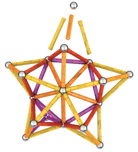 Geomag Magneetset - Classic+ Gerecycled - 93 Onderdelen - Geomag - OneSize - Magnetisch speelgoed