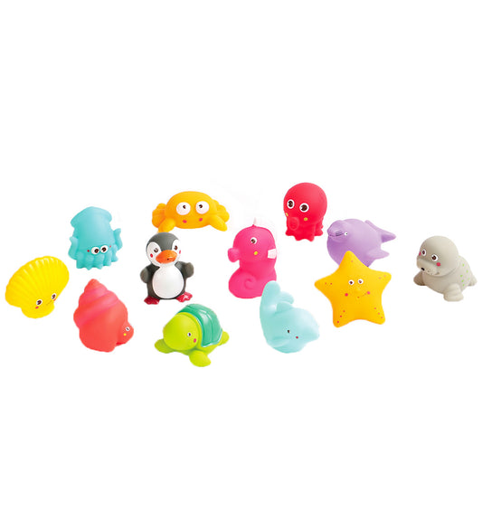 Ludi Badspeelgoed - Badspelltjes - 12 Onderdelen - Ludi - OneSize - Badspeelgoed