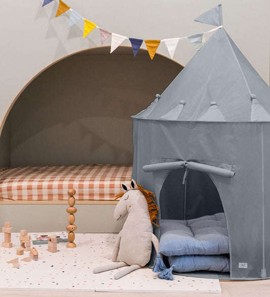 3 Sprouts Speeltent - 100 x 135 cm - Blauw - 3 Sprouts - OneSize - Speeltenten