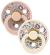 BIBS X Liberty Colour Fopspenen - 2-pack - Maat 1 - Rond -Eloise - BIBS - 0-6 mnd - Fopspenen