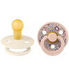 BIBS X Liberty Colour Fopspenen - 2-pack - Maat 1 - Rond -Eloise - BIBS - 0-6 mnd - Fopspenen