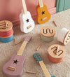 Kids Concept Houten Speelgoed - Trommel Mini - 16,5 x 9 cm - Roo - Kids Concept - OneSize - Muziekinstrumenten