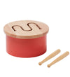 Kids Concept Houten Speelgoed - Trommel Mini - 16,5 x 9 cm - Roo - Kids Concept - OneSize - Muziekinstrumenten