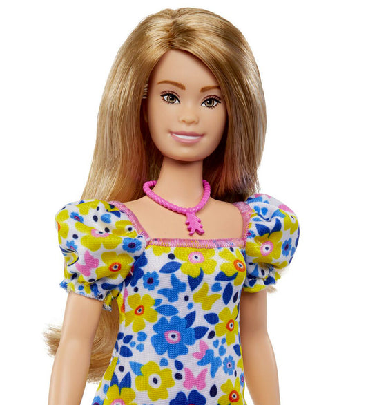 Barbie Pop - 30 cm - Fashionista Floral - Down Syndroom - Barbie - OneSize - Poppen
