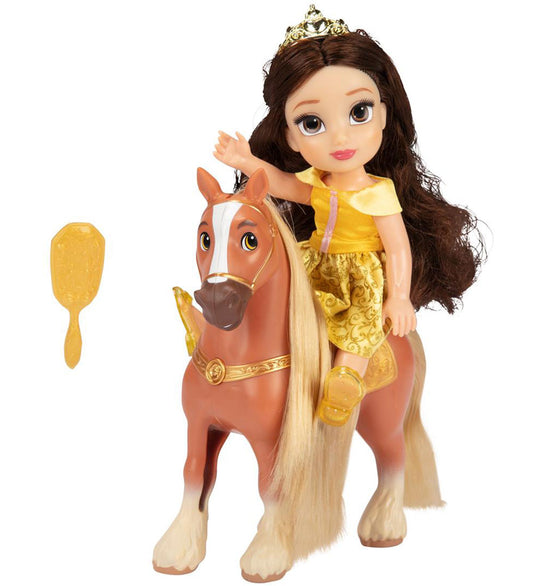 Disney Princess Pop - 15 cm - Belle & Philippe - Disney Princess - OneSize - Poppen
