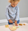Tender Leaf Houten Speelgoed - Snijplank met kaas - 15 Onderdele - Tender Leaf - OneSize - Speelgoedeten