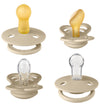 BIBS Probeer het Fopspenen - 4-pack - Maat 1 - Natuurlijk Rubber - BIBS - OneSize - Fopspenen