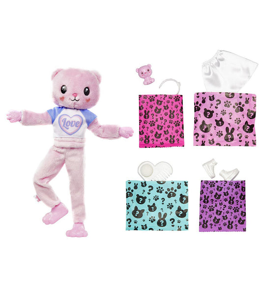 Barbie Pop - Cutie Onthullen - Cozy Schattig Tee - Knuffel - Barbie - OneSize - Poppen