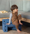 MODU Explorer Set - 20 Onderdelen - 55x40x20 cm - Deep Blue/Sky  - MODU - OneSize - Motoriek speelgoed
