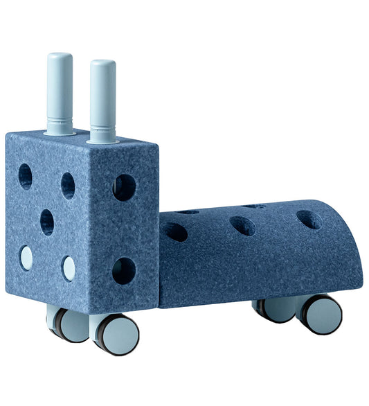 MODU Loopwagen - Tiny Ride - 10 Onderdelen - 40x20x36 cm - Deep  - MODU - OneSize - Loopwagens