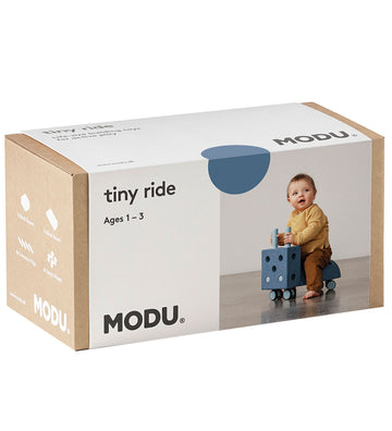 MODU Loopwagen - Tiny Ride - 10 Onderdelen - 40x20x36 cm - Deep  - MODU - OneSize - Loopwagens