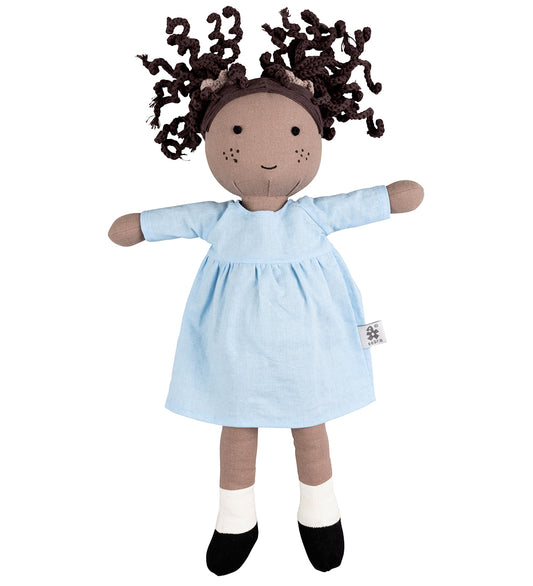 Sebra Pop - Stof - 43 cm - Poppy - Sebra - OneSize - Poppen