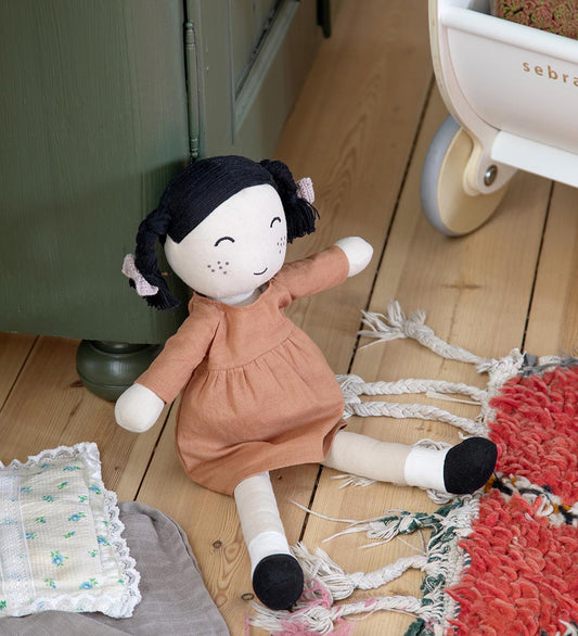 Sebra Pop - Stof - 43 cm - Li - Sebra - OneSize - Poppen