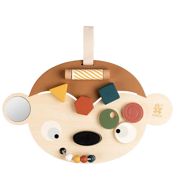 Sebra Activiteitenspeelgoed - Hout - Maci de aap - Sebra - OneSize - Activiteitenspeelgoed