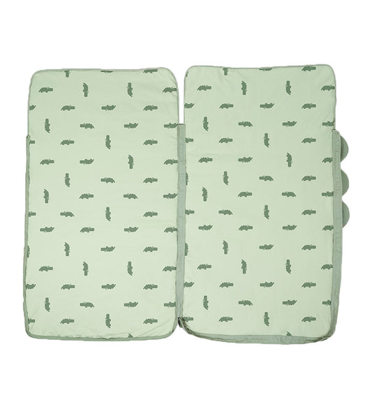 Done by Deer Slaapzak - Quilt - Sluimer terug - Croco Green - Done by Deer - OneSize - Slaapzakken