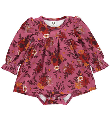 Müsli Body met Rok l/s - Bloomy - Boysenberry/Fig/Berry Ed - Müsli - 2 jaar (92) - Rompers Lange Mouw