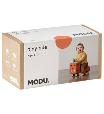 MODU Loopwagen - Tiny Ride - 10 Onderdelen - Burnt Orange/Dusty  - MODU - OneSize - Loopwagens