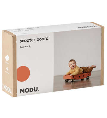 MODU Skateboard - 5 Onderdelen - 50x30x12 cm - Burnt Orange/Dust - MODU - OneSize - Motoriek speelgoed
