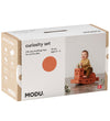 MODU Nieuwsgierigheid Set - 14 Onderdelen - Burnt Orange/Dusty G - MODU - OneSize - Motoriek speelgoed