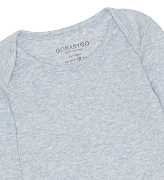 GoBabyGo Romper l/s - Hazel - Sea - GoBabyGo - 1½ jaar (86) - Rompers Lange Mouw