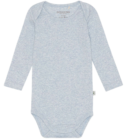 GoBabyGo Romper l/s - Hazel - Sea - GoBabyGo - 1½ jaar (86) - Rompers Lange Mouw