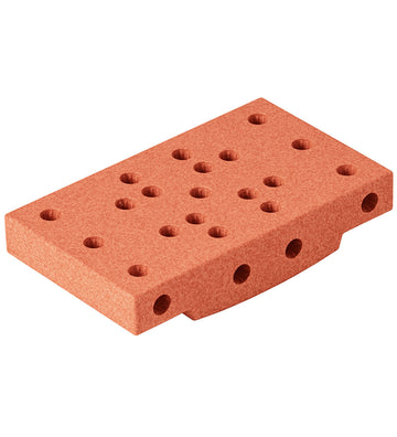 MODU Blok Basis - 50x30x10 cm - Burnt Orange - MODU - OneSize - Motoriek speelgoed