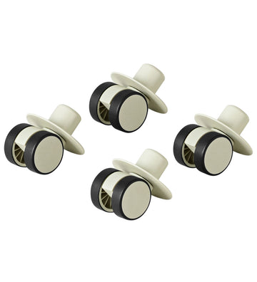MODU 4x Swirly Wheels - 4-pack - Dusty Green - MODU - OneSize - Motoriek speelgoed