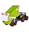 Dickie Toys Trekker - CLAAS Trekker m. Aanhangwagen - Licht/Gelu - Dickie Toys - OneSize - Tractors