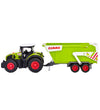 Dickie Toys Trekker - CLAAS Trekker m. Aanhangwagen - Licht/Gelu - Dickie Toys - OneSize - Tractors