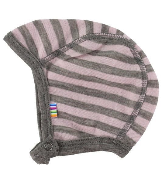 Joha Babymuts - Wol - Roze/Grijs - Joha - 41 cm - Babymutsen