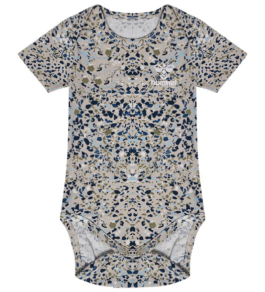 Hummel Romper s/s - hmlPerson - Silver Voering - Hummel - 3 jaar (98) - Rompers Korte Mouw