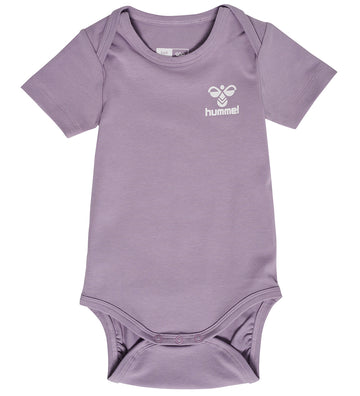 Hummel Romper s/s - hmlKrista - Purple Ash - Hummel - 62 - Rompers Korte Mouw