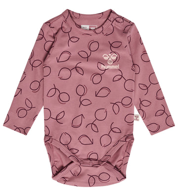 Hummel Romper l/s - hmlElvira - Roze - Hummel - 1½ jaar (86) - Rompers Lange Mouw