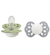 BIBS Infinity Gloeiende spenen - 2-pack - Maat 1 - Symmetrisch - - BIBS - OneSize - Fopspenen