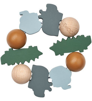 Liewood Rammelaar - Legenda Rammelaar - Garden Green Multi Mix - Liewood - OneSize - Ramelaren