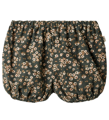 Wheat Babyshort - Plooiingen - Black Kolenbloemen - Wheat - 68 - Babyshorts