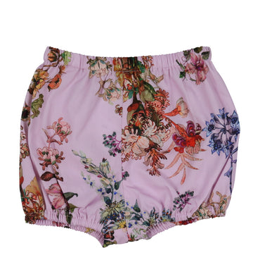 Christina Rohde Babyshort - Paars m. Bloemen - Christina Rohde - 74 - Babyshorts