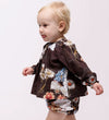 Christina Rohde Babyshort - Bruin m. Bloemen - Christina Rohde - 74 - Babyshorts