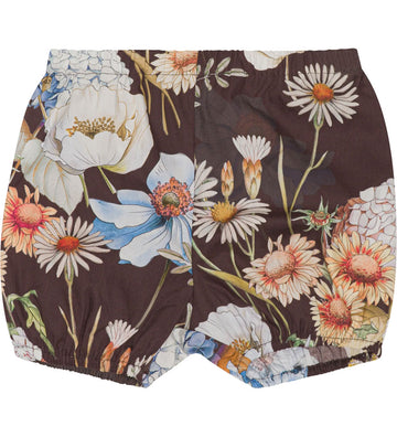 Christina Rohde Babyshort - Bruin m. Bloemen - Christina Rohde - 74 - Babyshorts