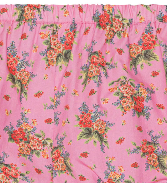 Christina Rohde Babyshort - Roze m. Bloemen - Christina Rohde - 74 - Babyshorts