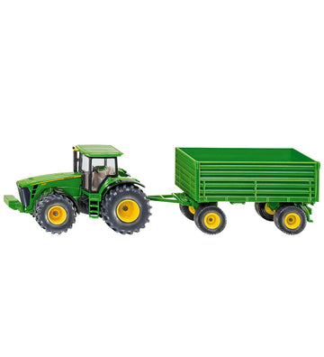 Siku Trekker m. Aanhangwagen - John Deere 8430 - 1:50 - Groen - Siku - OneSize - Tractors