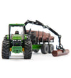 Siku Trekker m. Bosbouwaanhanger - John Deere 8430 - 1:50 - Groe - Siku - OneSize - Tractors