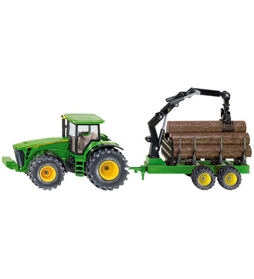Siku Trekker m. Bosbouwaanhanger - John Deere 8430 - 1:50 - Groe - Siku - OneSize - Tractors