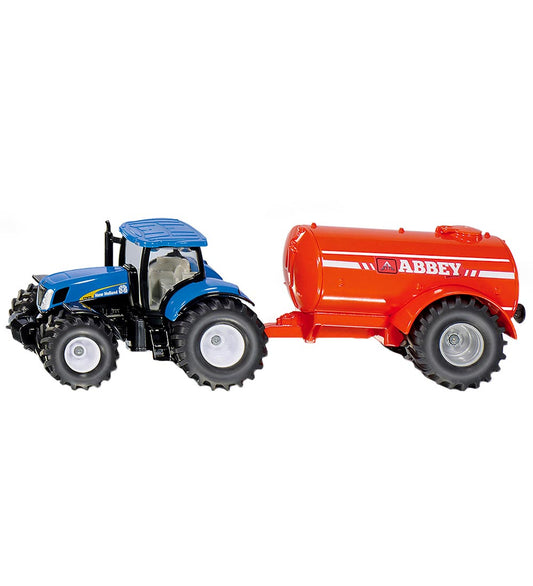 Siku Tractor m. Mesttank - New Holland T7070 - 1:50 - Blauw/Oran - Siku - OneSize - Tractors