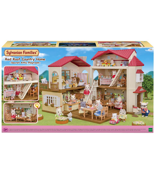 Sylvanian Families - Red Roof Country Home - Geheim bij... - 570 - Sylvanian Families - OneSize - Poppenhuizen