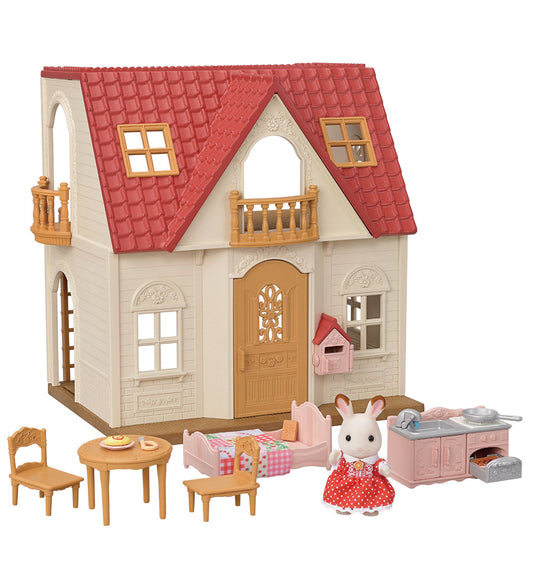 Sylvanian Families - Red Roof Cosy Cottage Starter Home - 5567 - Sylvanian Families - OneSize - Poppenhuizen