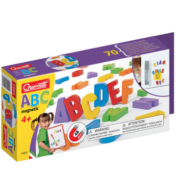 Quercetti Magnetisch Alfabet - ABC - 48 Onderdelen - 05461 - Quercetti - OneSize - Magnetisch speelgoed